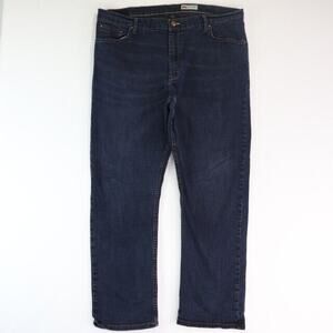 Wrangler Jeans Men 42x30 (Fits 41x30) Blue Straight Cowboy Cut Rodeo Western